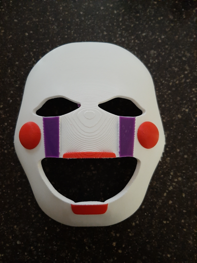 fnaf puppet mask by killingseed props & cosplays masks helmets 3d print model - Mito3D