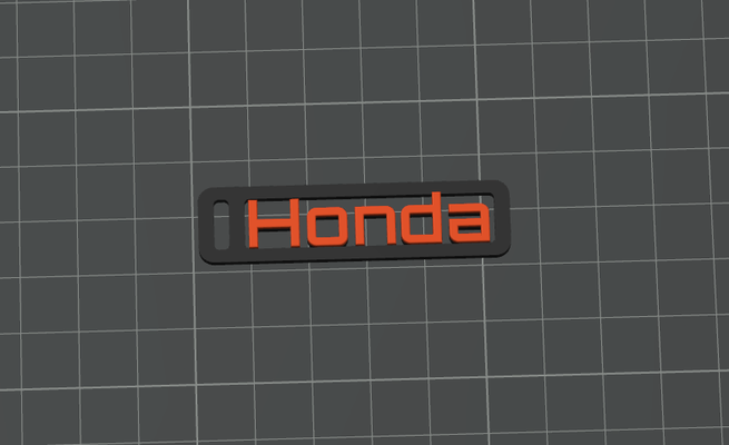 honda portachiavi by zombi passatempo fai veicoli 3d print model - Mito3D