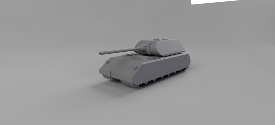 panzerkampfwagen viii maus tanque modelo by marek tomaszewicz pasatiempo bricolaje diy vehiculos alemán ww2 guerra vehículo ejército 3d print model - Mito3D