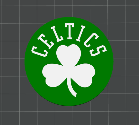 boston celtiques médaillon by daniel loisir diy sport air nba logo vert basketball 3d print model - Mito3D