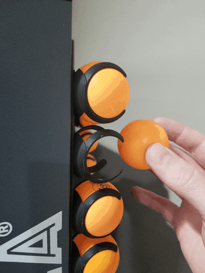 ping pong ball holder underside of joola table by shawnmek hobby & diy sport outdoors ping-pong tennis 3d print model - Mito3D