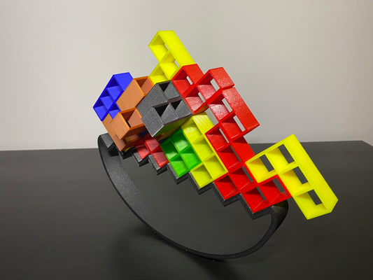 equilibrar tetris jugando partes paquete by plabs cz juguetes juegos tablero mesa juego equilibriotetris divertido piezas equilibrio 3d print model - Mito3D