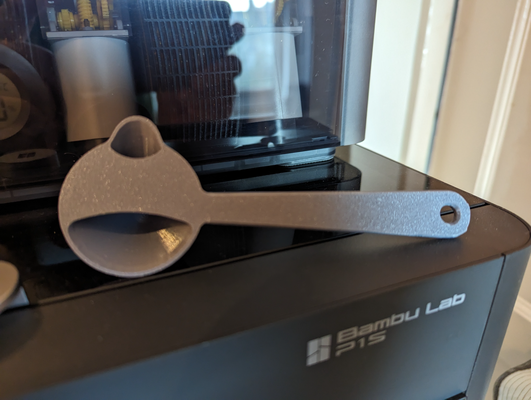 spoon fast & precise spooning - leftie edition remixed by toaster05 hobby diy desicantcontainer 3d print model - Mito3D