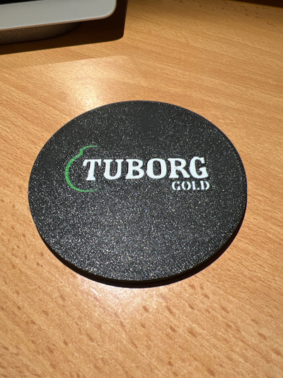 tuborg oro sottobicchiere by tommy boschetto cedri domestico casa modelli danimarca 3d print model - Mito3D