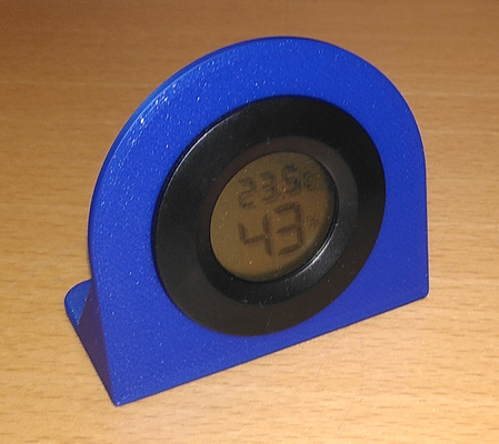 hygrometer anzeige stand reduziert höhe by noedar haushalt haus modelle halter unterstützung base 3d print model - Mito3D