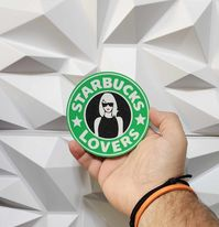 taylor schnell starbucks liebhaber by williams branchen kunst 2d untersetzer getränk bier wasser 3D print model - Mito3D