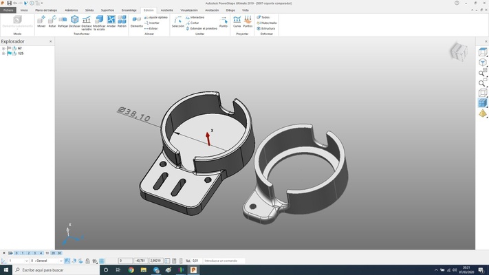 soporte comparador by ljhtm javier hernando 3d impressora acessórios 3d print model - Mito3D