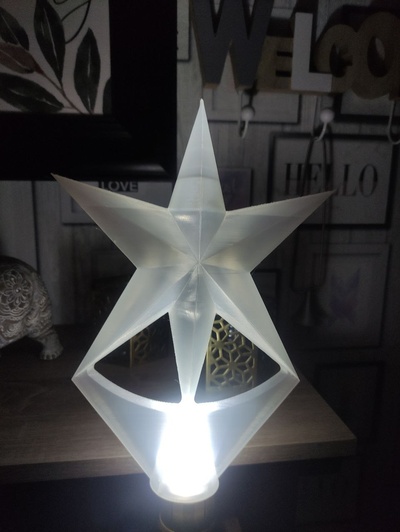 büyük star vazo mod by ljhtm javier hernando ev halkı şenlikler noel 3d print model - Mito3D