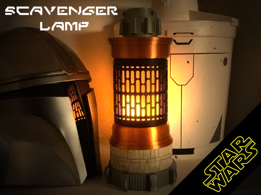 star kriege jawa assgeier lampe modular teile 1 by warrell72 requisiten cosplays 001 licht laterne nachtlicht lampensatz 3d print model - Mito3D