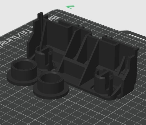 ge bulaşık makinesi tepsi taşıyıcı montaj by macpherson zak ev halkı modeller rulman raf 3d print model - Mito3D