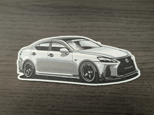 lexus is hutschmiede by abonnieren kunst 2d fahrzeug wagen 3d print model - Mito3D