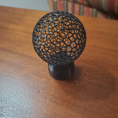 vorhang stange endgültig voronoi stil by bert owen haushalt dekor 3d print model - Mito3D