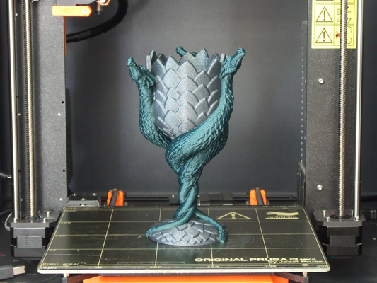 dragon vin verre multi material remix remixé by jouets jeux 3d print model - Mito3D