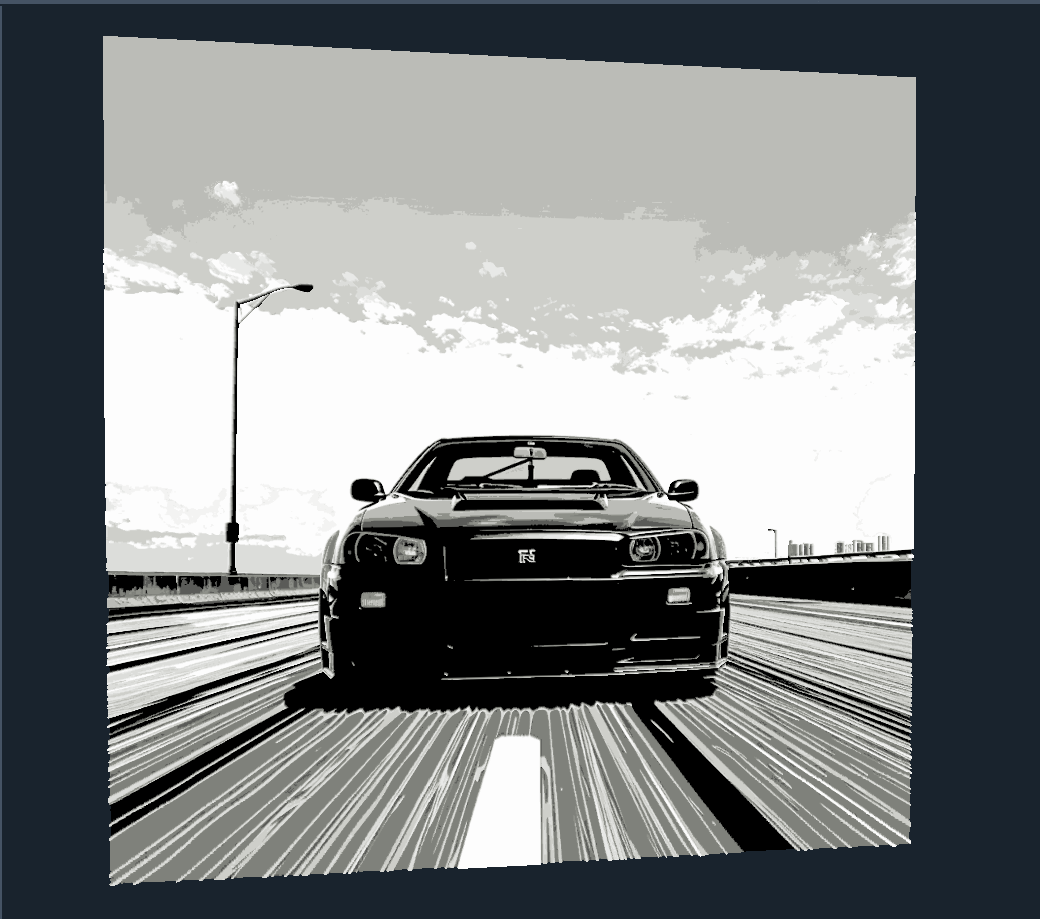 nissan horizont gtr r34 schneiden up hutschmiede by rote linie kunst 2d skyline34 autobahn wagen modell dekoration supersportwagen hyperauto sport jdmcars 3D print model - Mito3D