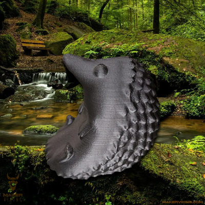 carina riccio by fabbricante arte sculture simpatico animale 3d print model - Mito3D