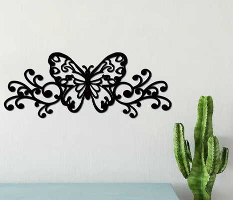 mur art papillon by pont 2d décor tatouage 3d print model - Mito3D