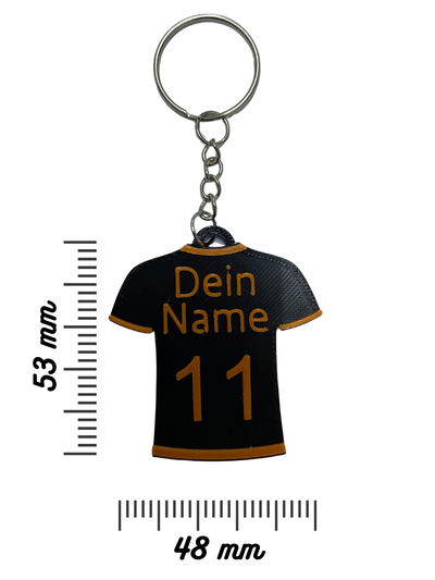 fútbol jersey llave cadena schl sselanh dedo fu camiseta pelota by 3djjnice arte 2d accesorio diseño rugby schluesselanhaenger 3d print model - Mito3D