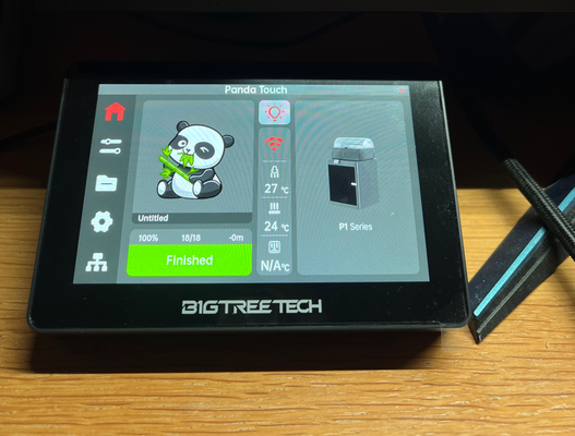 panda tocar escrivaninha ficar pé 30 grau inclinar minimalista projeto by imodina 3d impressora acessórios bigtreetech árvore tecnologia monte btt 3d print model - Mito3D