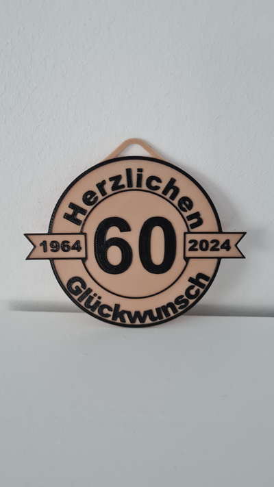 40 95 birthday dekor by abonnieren kunst zeichen logos geschenk geburtstag geburtstag logo geschenk zeichen 3d print model - Mito3D