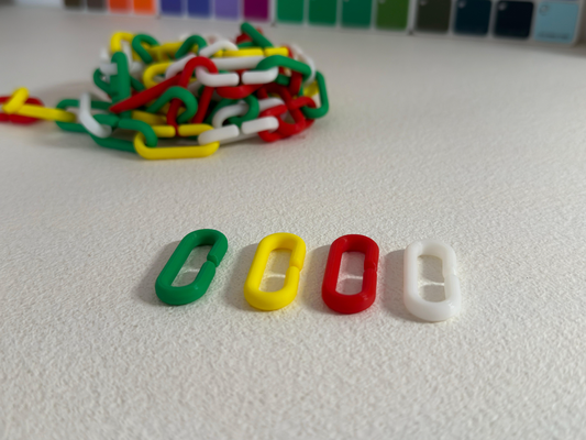 spielzeug regenbogen haken kette by francesco84 spielzeuge spiele vogel kinder idee käfig a1 kabel schutz bambulab 3d print model - Mito3D