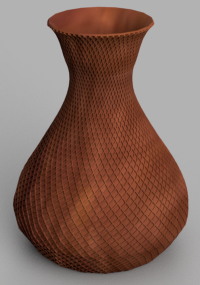 textured generated vase by akhto designs art models makerworldvase fuzzy 3d print model - Mito3D