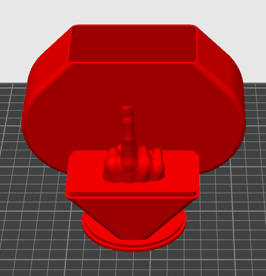 komisch san valentinstag medio cuore by abonnieren kunst modelle valentino herz überraschung amore liebe fick finger 3D print model - Mito3D