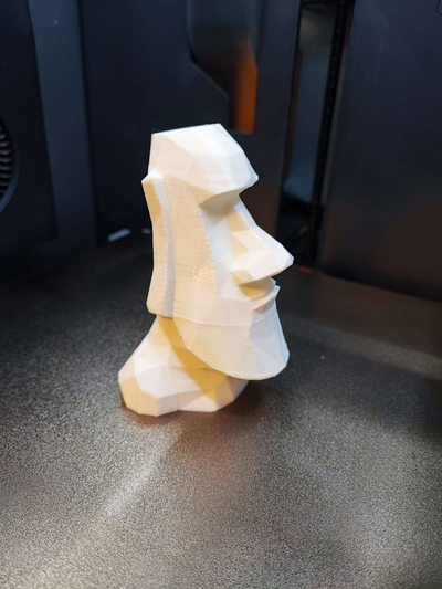 moai plantador by fikuss30 casa jardim panela estátua 3d print model - Mito3D