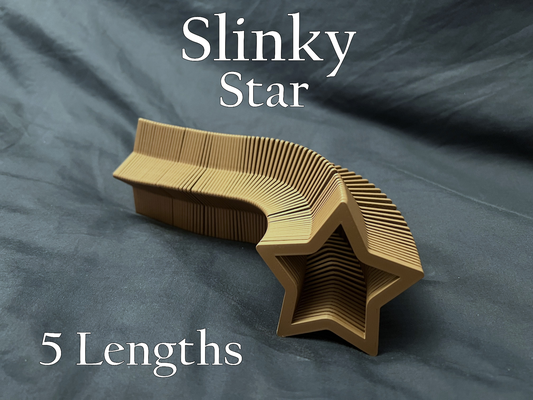 stella forma slinky by jpbruce giocattoli giochi agitarsi giocattolo 3d print model - Mito3D