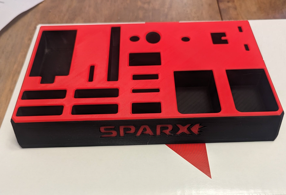 sparx bandeja trave ampla by tmayowski passatempo faça esporte ar livre 3d print model - Mito3D