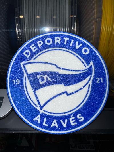 deportivo equipamento s escudo futebol by cobra arte modelos alaves futbol laliga liga 3d print model - Mito3D