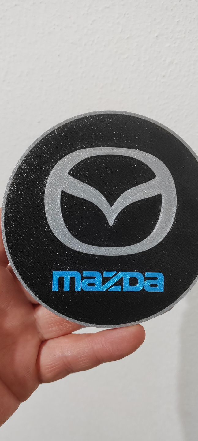 mazda montanha russa by proquino casa decoração auto bebida logotipo 3D print model - Mito3D