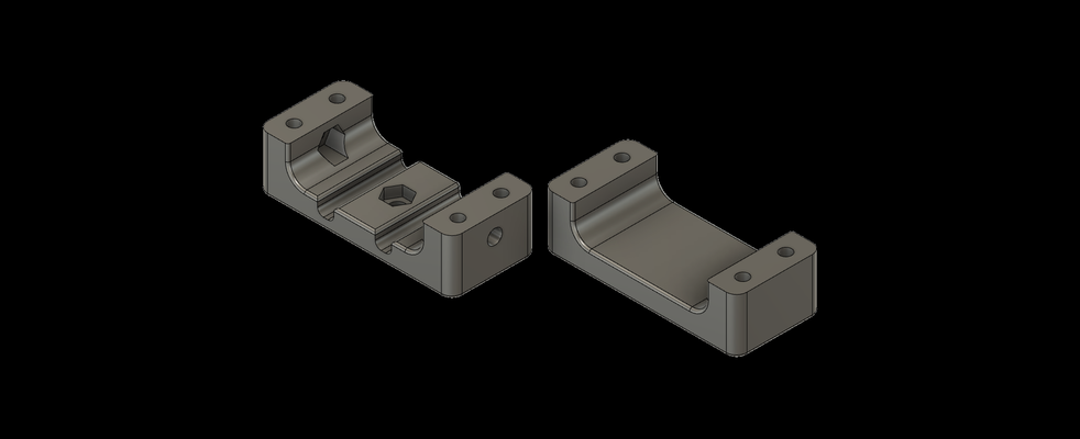 kubota led bar mount rops b bx lx by mghu200 hobby & diy vehicles pods 3d print model - Mito3D