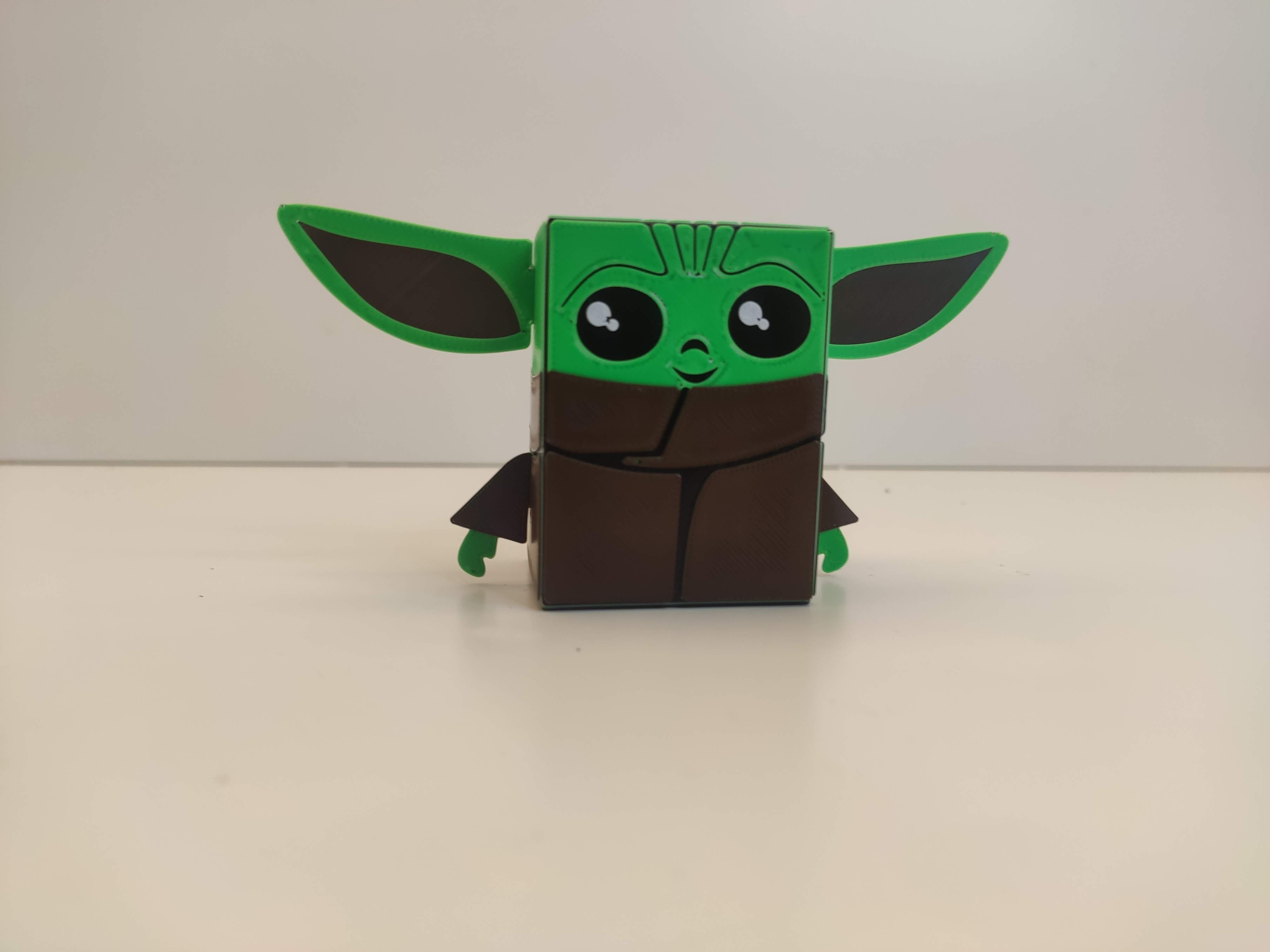 bambino yoda scatola by sevro giocattoli giochi guerre stellari mandalorian babyyoda kitcard 3D print model - Mito3D