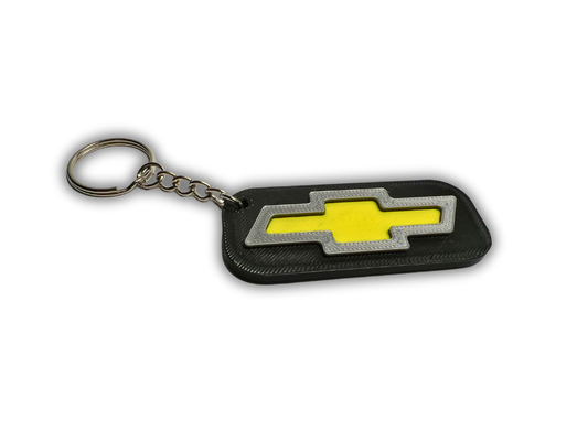 chevrolet keyring chevy by cherryscollection art signs & logos key accessory accessories keyrings car tag 3d print model - Mito3D