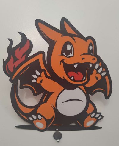 babyzard baby charizard by zaxman3d art 2d pokemon 3d print model - Mito3D