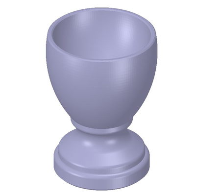 egg cup by helgjohn household decor holder kitchen accessories 3d print model - Mito3D