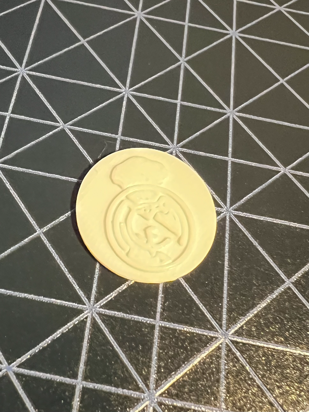 real madrid coin by culebra art models football shield 3D print model - Mito3D