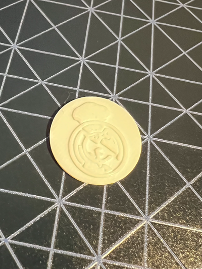 réel madrid monnaie by serpent art modèles football bouclier 3d print model - Mito3D