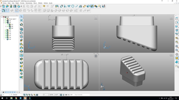 0059 patas escalier perfil 40x20 by ljhtm javier hernando outils 3d print model - Mito3D