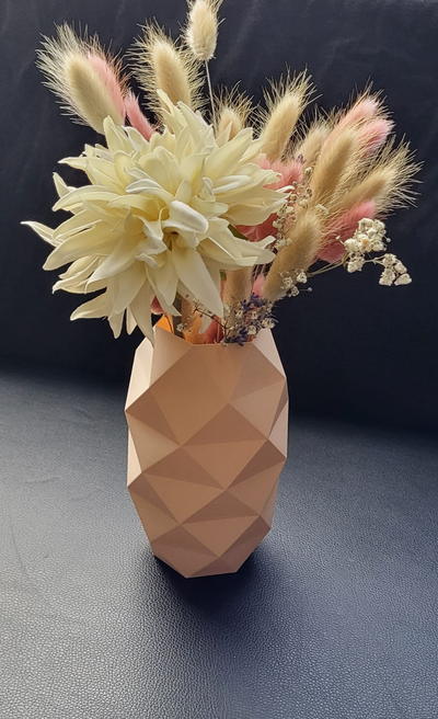 poly vase by emvi 3d household decor vasemode plant decoration easy print deco decorations flower 3d print model - Mito3D