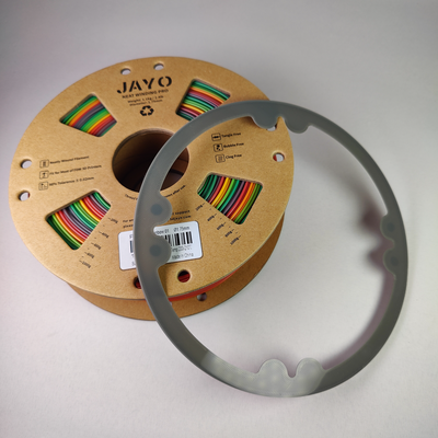 jayo cardboard spool ring adapter bambu lab ams remixed by volumetric prints 3d printer accessories bambulab bobina cardboardspool sunlu adaptador filament amsjayo carton filamento x1 p1s p1p anillos anillas 3d print model - Mito3D