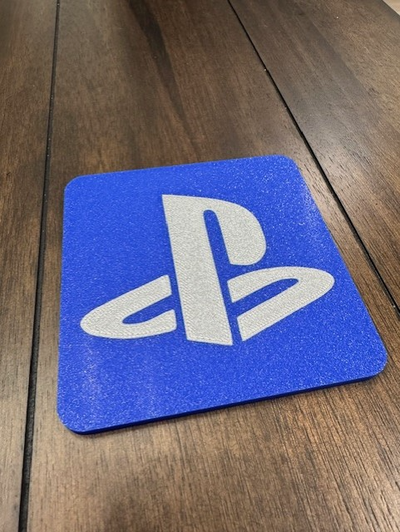 playstation coaster by rcrunger ménage maison modèles ps5 ps4 3d print model - Mito3D