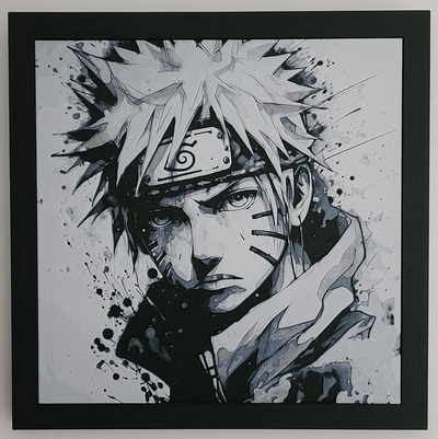 naruto - filament painting 4 colors by bedlam threadz art 2d hueforge filamentpainting multicolor ams 3d print model - Mito3D