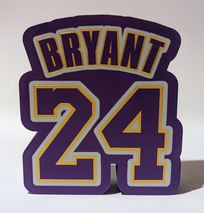 kobe light box by ash co creations generative 3d model my sign lightbox 3d print model - Mito3D