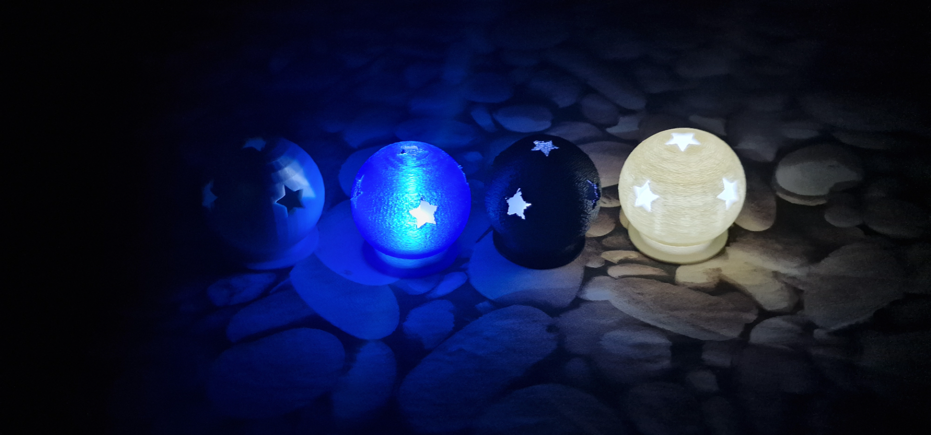 easy led star ball lamp lampara bola estrella f cil by darvil66 art models 3D print model - Mito3D