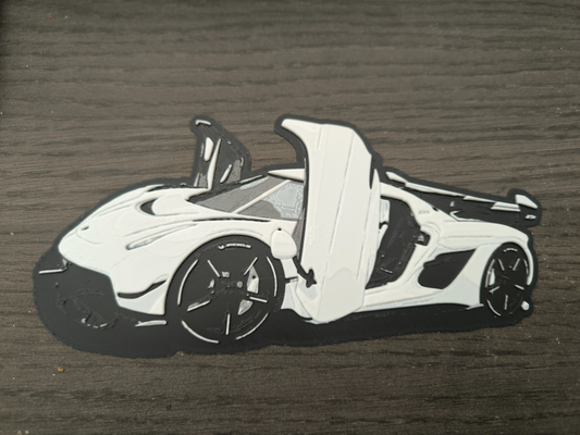 koenigsegg jesko forja sombreros by cazadorabcz arte 2d vehículo coche vehiculo 3d print model - Mito3D