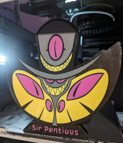 sir pentious light box by eevul machinations art models hazbin hazbinhotel animation lightbox cobra cartoon 3d print model - Mito3D