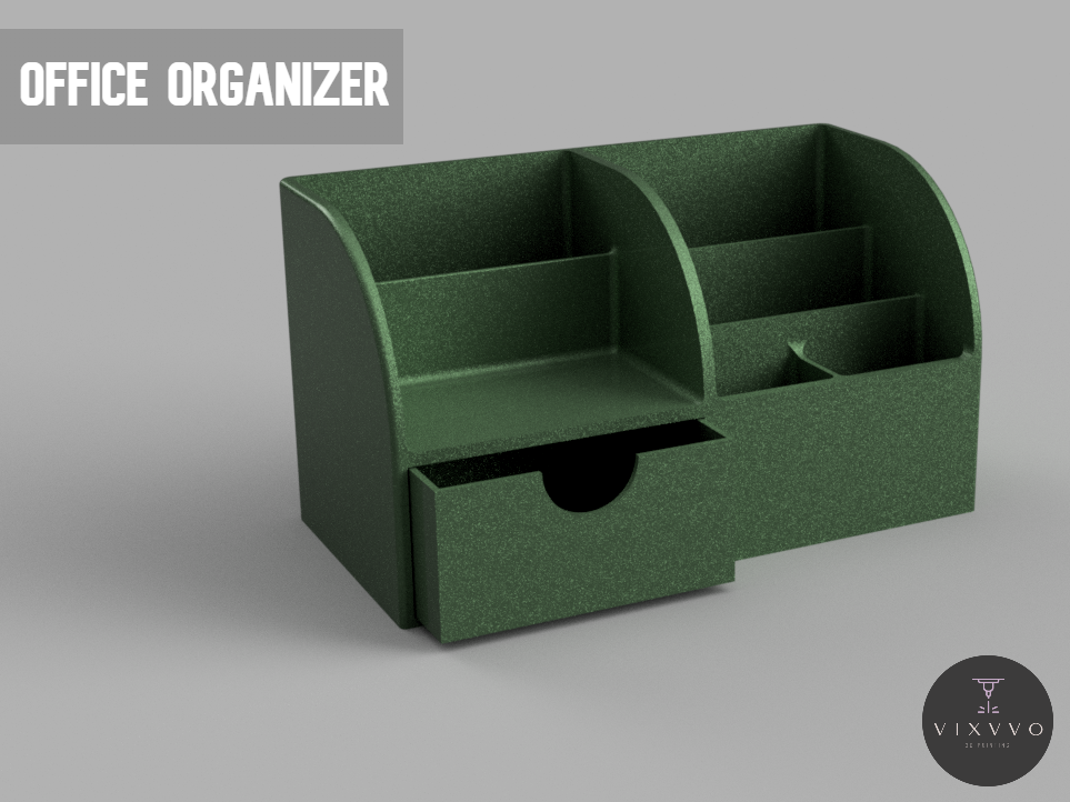 ofis organizatör by vixvvo 3d ev halkı sıra aksesuarlar elma izlemek pastel boya ayakta durmak 3D print model - Mito3D