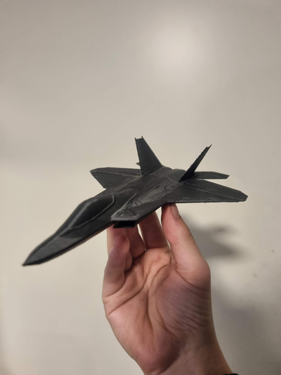 f-22 raptor detailed by toxvaerd art models f-16 f-22raptor f-35 f22 f22raptor plane model usa miliary stealth 3d print model - Mito3D