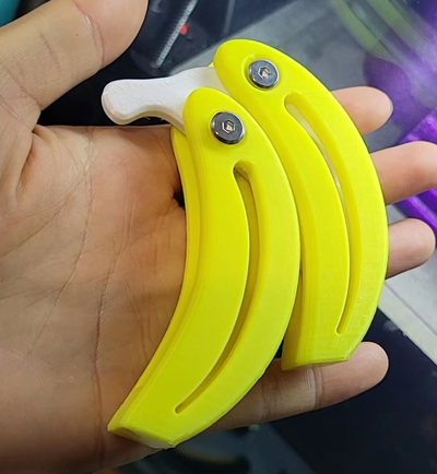 banana throwing knife by syxiaolu94 props & cosplays replica weapon 3d print model - Mito3D